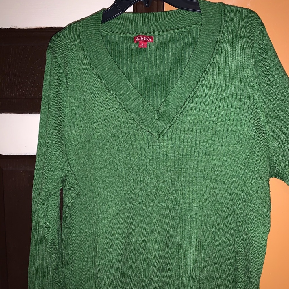 Green sweater